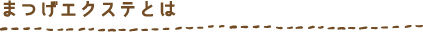 まつ毛エクステとは